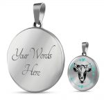 jewelry personalized cow luxury necklace 2 - Cow Print Shop