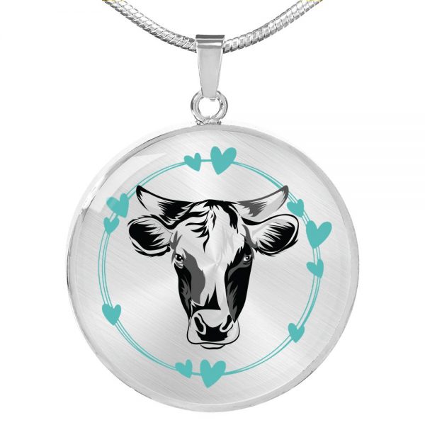 jewelry personalized cow luxury necklace 5 - Cow Print Shop