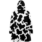 microfleece cloak aop premium cow print cloak 2 - Cow Print Shop