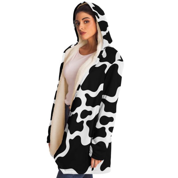 microfleece cloak aop premium cow print cloak 7 - Cow Print Shop