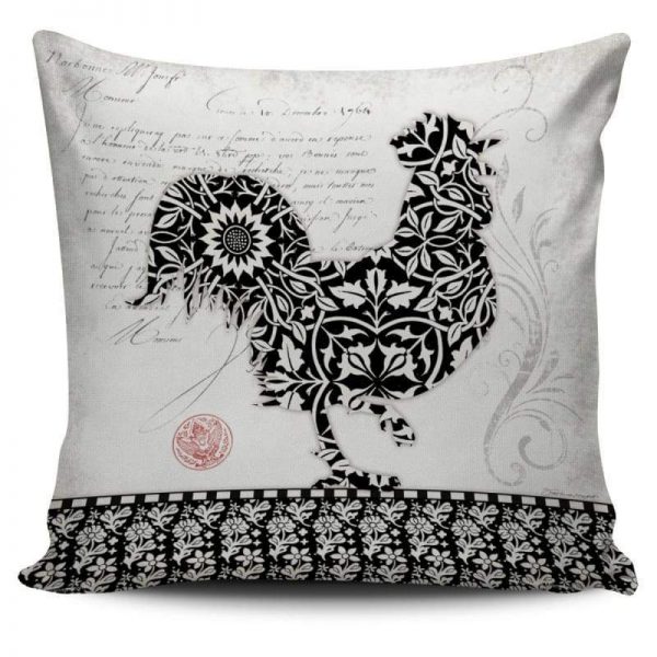 pillow cover country farm life collection chicken pillow cover 1 - Cow Print Shop