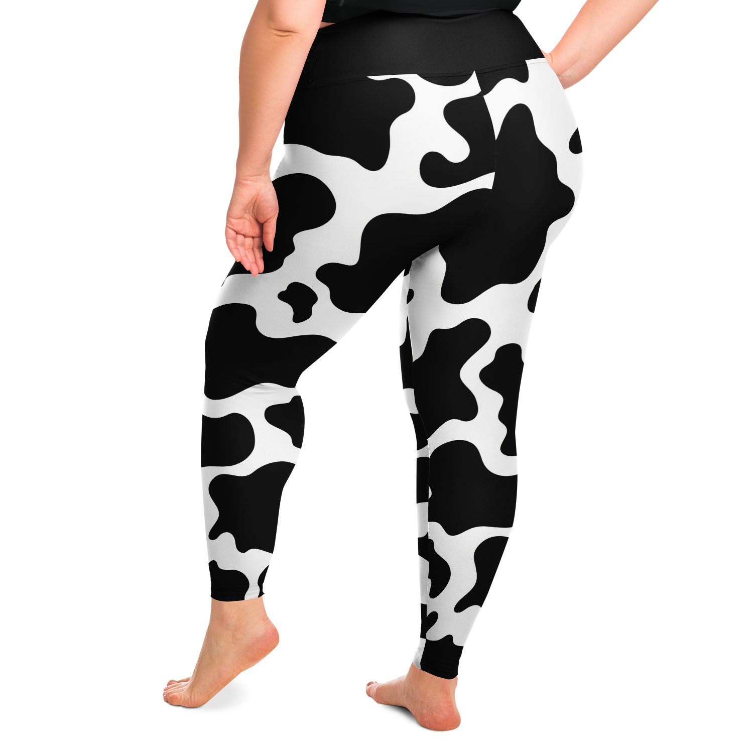 Cow Print Leggings - Plus Size Women's Cow Print Leggings Official Merch  CL1211 - Cow Print Shop