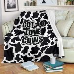 premium cow blanket 1 - Cow Print Shop