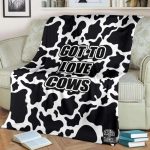 premium cow blanket 2 - Cow Print Shop