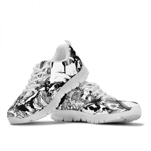 sneakers stylish cow pile sneakers 8 - Cow Print Shop