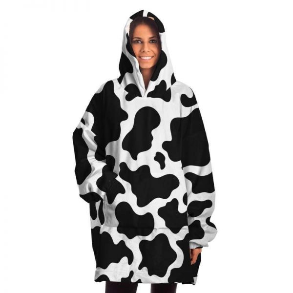 snug hoodie aop cozy cow print snug hoodie 2 - Cow Print Shop