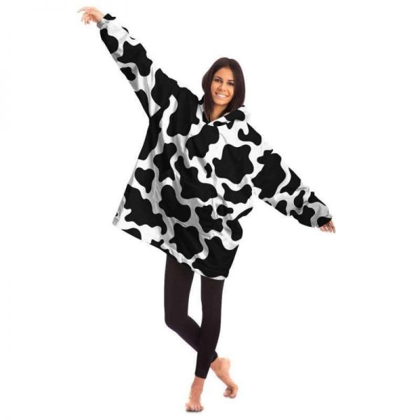 snug hoodie aop cozy cow print snug hoodie 3 - Cow Print Shop