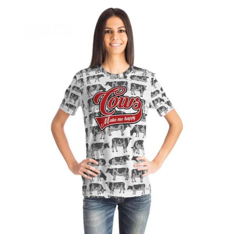 Cow Print T-Shirts - Cows All Over Print Shirt Official Merch CL1211 ...