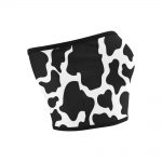 tank tops cow print bandaeu crop top 4 - Cow Print Shop