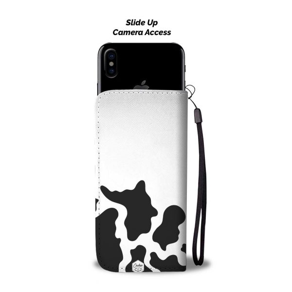 wallet case personalized stylish cow phone wallet case 3 - Cow Print Shop